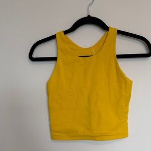 CRZ YOGA Bright Yellow Girls' Crop Tank